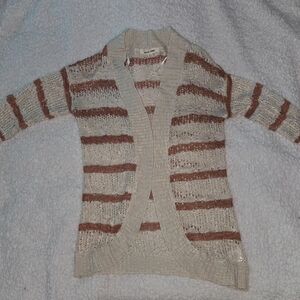 Pink Rose Open Front Lightweight Women's/Junior's Cardigan